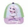 Casquette enfant Frozen Memories Bleu Blanc Vert Lila 46 cm
