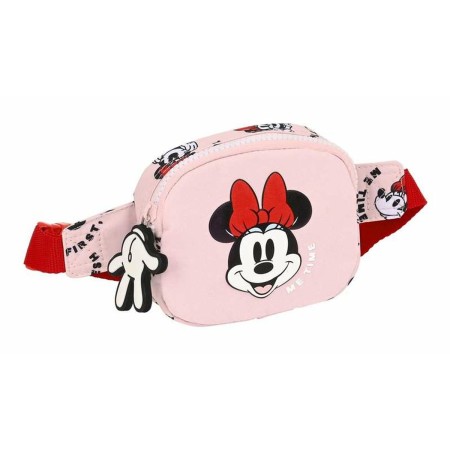Sac banane Minnie Mouse Me time Rose clair 14 x 11 x 4 cm