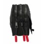 Trousse Fourre-Tout Triple Paul Frank Campers Noir 21,5 x 10 x 8 cm