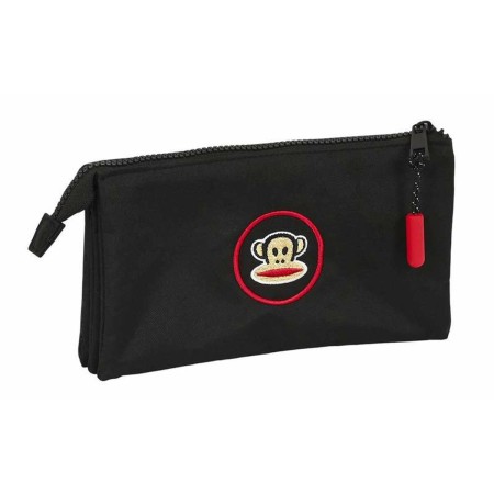 Trousse Fourre-Tout Triple Paul Frank Campers Noir 22 x 12 x 3 cm