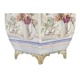 Set de pots DKD Home Decor Rose Métal Fleurs Shabby Chic (21,5 x 21,5 x 25 cm)