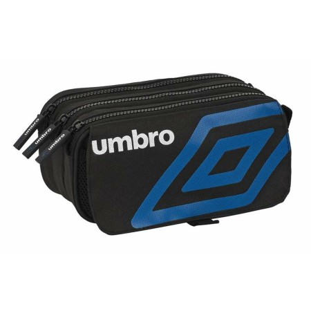 Portatodo Triple Umbro Flash Negro 21,5 x 10 x 8 cm