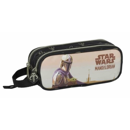 Trousse Fourre-Tout Double The Mandalorian This Is The Way Noir 21 x 8 x 6 cm