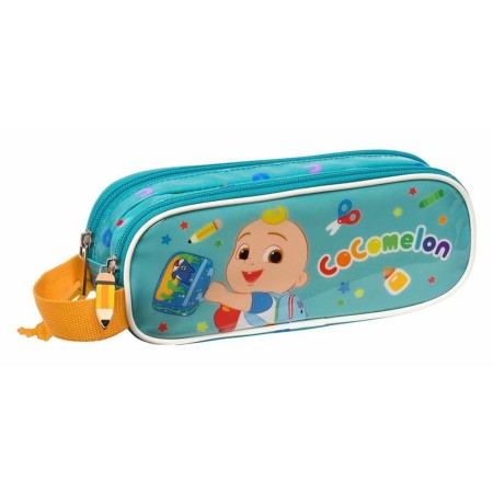 Trousse Fourre-Tout Double CoComelon Back to Class Bleu clair 21 x 8 x 6 cm