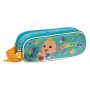 Trousse Fourre-Tout Double CoComelon Back to Class Bleu clair 21 x 8 x 6 cm