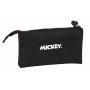 Trousse Fourre-Tout Triple Mickey Mouse Mickey mood Noir Rouge 22 x 12 x 3 cm