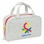 Neceser Escolar Benetton Pop Gris 31 x 14 x 19 cm