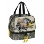 Portameriendas Térmico Jurassic World Warning Gris 20 x 20 x 15 cm