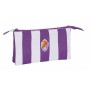 Portatodo Triple Real Valladolid C.F. Morado 22 x 12 x 3 cm