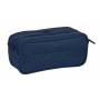 Trousse Fourre-Tout Triple Kappa Blue marine 21,5 x 10 x 8 cm
