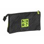 Trousse Fourre-Tout Triple Nerf Get Ready Noir 22 x 12 x 3 cm
