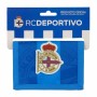 Cartera R. C. Deportivo de La Coruña Azul 12,5 x 9,5 x 1 cm