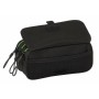 Trousse Fourre-Tout Triple Kappa Noir 21,5 x 10 x 8 cm