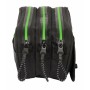 Trousse Fourre-Tout Triple Kappa Noir 21,5 x 10 x 8 cm