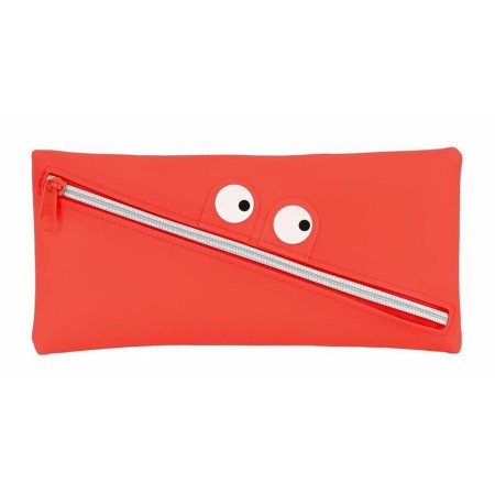 Fourre-tout Safta Rouge 22 x 11 x 1 cm Visage