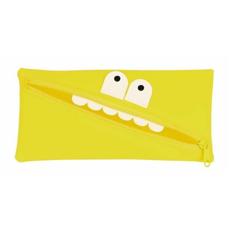 Fourre-tout Safta Jaune 22 x 11 x 1 cm Visage
