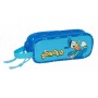 Trousse Fourre-Tout Double Safta Bleu 21 x 8 x 6 cm
