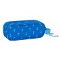 Trousse Fourre-Tout Double Safta Bleu 21 x 8 x 6 cm