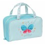 Trousse de Toilette BlackFit8 Bleu clair Papillon 31 x 14 x 19 cm