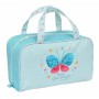 Trousse de Toilette BlackFit8 Bleu clair Papillon 31 x 14 x 19 cm