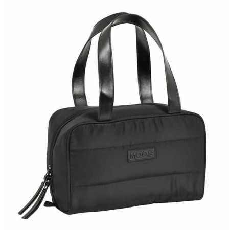 Trousse de Toilette Moos Negro Noir Rembourré 31 x 14 x 19 cm