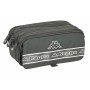 Trousse Fourre-Tout Triple Kappa Basics Gris 21,5 x 10 x 8 cm