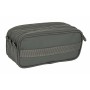 Trousse Fourre-Tout Triple Kappa Basics Gris 21,5 x 10 x 8 cm