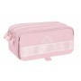 Trousse Fourre-Tout Triple Kappa Basics Rose 21,5 x 10 x 8 cm
