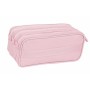 Trousse Fourre-Tout Triple Kappa Basics Rose 21,5 x 10 x 8 cm