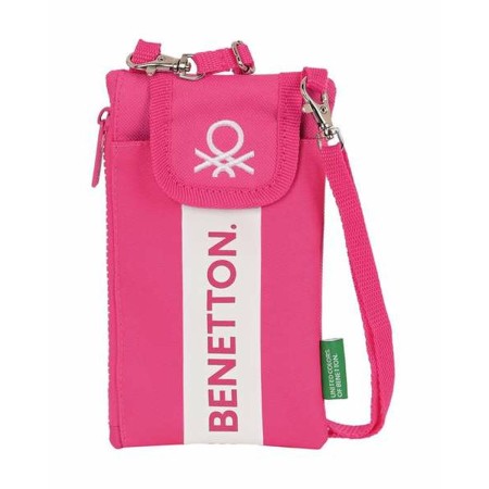 Sac pour téléphone portable Benetton Rose Fuchsia 10 x 19 cm