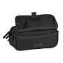 Trousse Fourre-Tout Triple Safta Basic Noir 21,5 x 10 x 8 cm