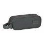 Trousse Fourre-Tout Double Safta Basic Gris 21 x 8 x 6 cm
