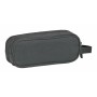 Trousse Fourre-Tout Double Safta Basic Gris 21 x 8 x 6 cm