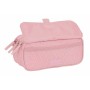 Trousse Fourre-Tout Triple Safta Basic Rose 21,5 x 10 x 8 cm