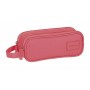 Trousse Fourre-Tout Double Safta Basic Bordeaux 21 x 8 x 6 cm