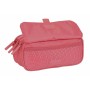 Trousse Fourre-Tout Triple Safta Basic Bordeaux 21,5 x 10 x 8 cm