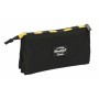 Trousse Fourre-Tout Triple BlackFit8 Zone Noir 22 x 12 x 3 cm Recyclado