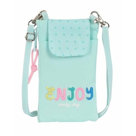 Sac pour téléphone portable BlackFit8 Enjoy Vert 10 x 19 cm