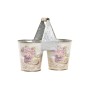 Cache-pot DKD Home Decor Rose Métal Shabby Chic (24 x 12 x 23 cm)