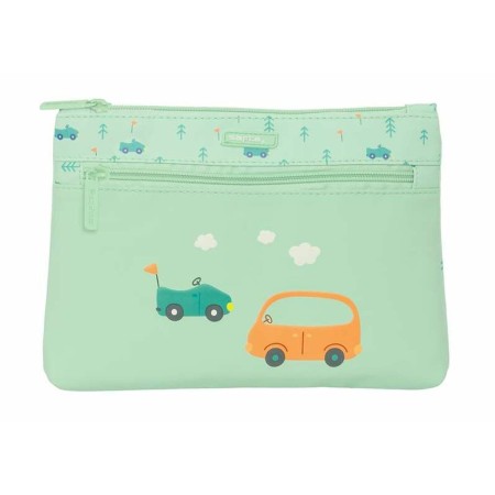 Portatodo Safta Verde 23 x 16 x 3 cm Coches