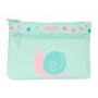 Fourre-tout Safta Turquoise 23 x 16 x 3 cm Escargot