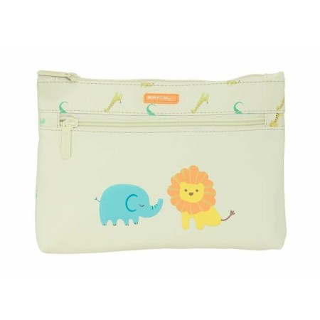 Fourre-tout Safta Beige 23 x 16 x 3 cm Jungle