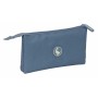 Trousse Fourre-Tout Triple El Ganso Basics Bleu 22 x 12 x 3 cm