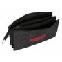 Trousse Fourre-Tout Triple Stranger Things Noir 22 x 12 x 3 cm
