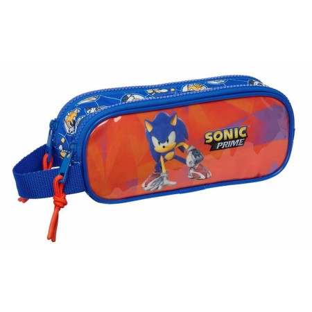 Trousse Fourre-Tout Double Sonic Prime 21 x 8 x 6 cm