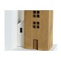 porte-livre DKD Home Decor Blanc Bois Maisons (14,5 x 10 x 20 cm)