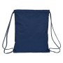 Sac à dos serré par des ficelles Safta Navy Blue marine 35 x 40 x 1 cm