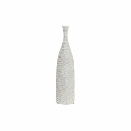 Vase DKD Home Decor Beige Blanc Résine Moderne (16 x 11 x 66 cm) (2 Unités)