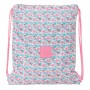 Sac à dos serré par des ficelles Safta Flores 35 x 40 x 1 cm