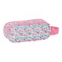 Trousse Fourre-Tout Double Safta Flores 21 x 8 x 6 cm